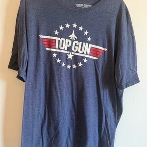 Top Gun Men's Navy Graphic T-Shirt